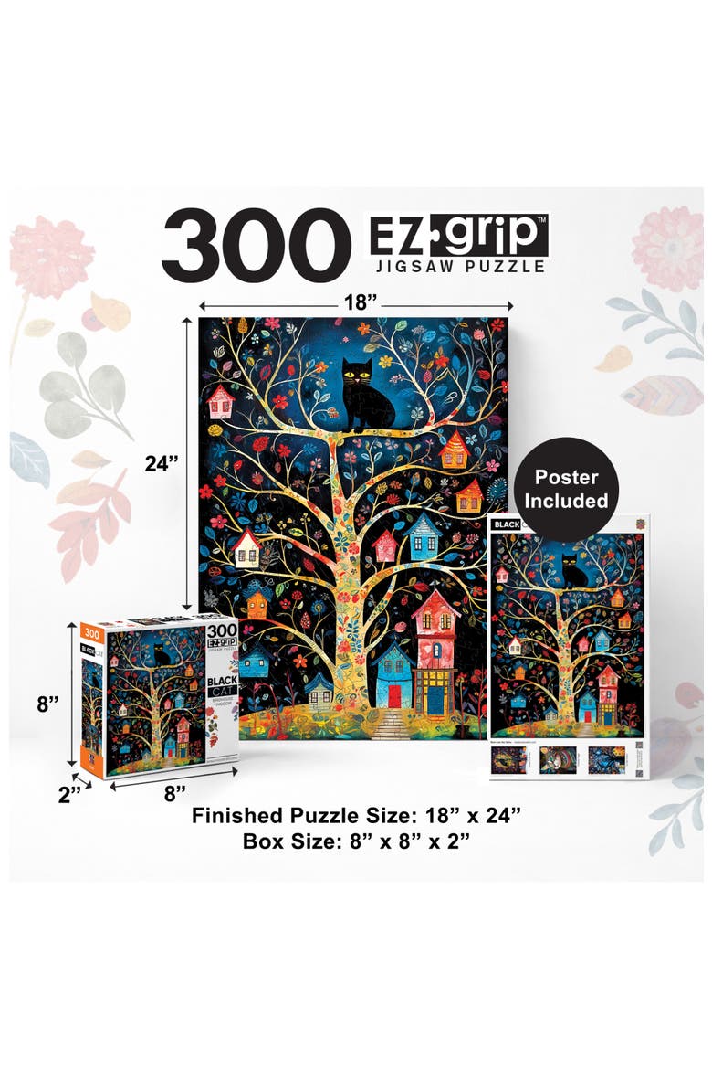 Birdhouse Kingdom 300 Piece Puzzle, Alternate, color, Multicolor