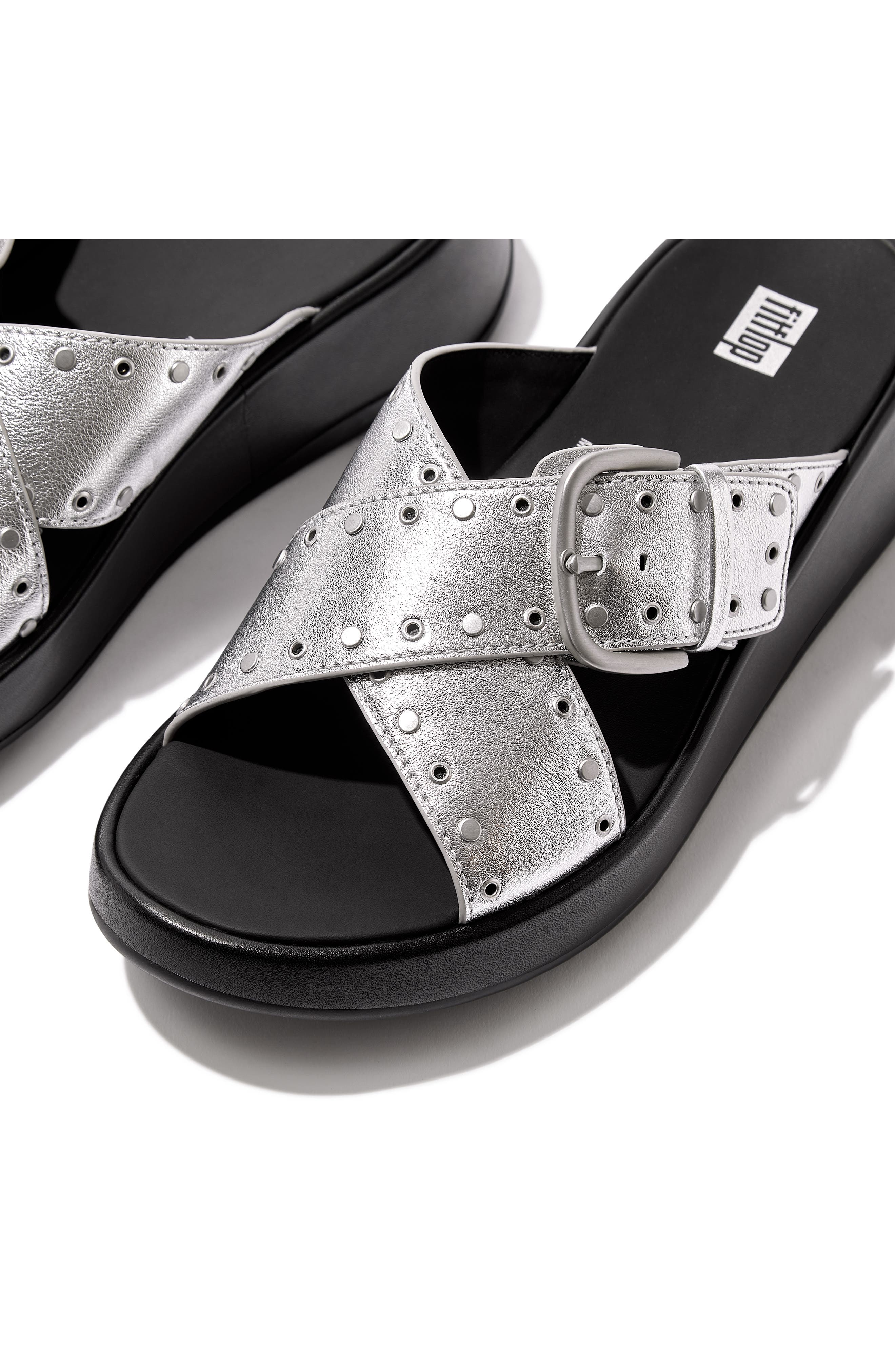 FitFlop F-Mode Platform Slide Sandal, Alternate, color, 