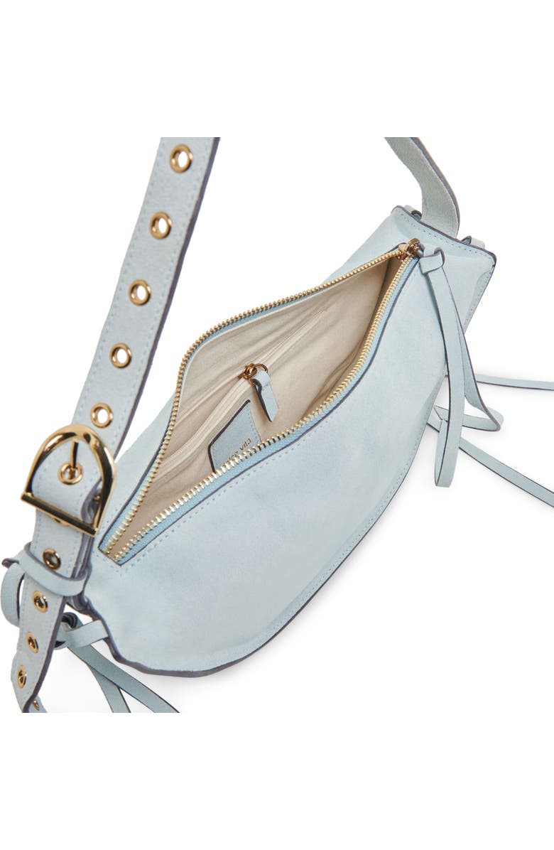 Dolce Vita Verona Leather Shoulder Bag, Alternate, color, Blue