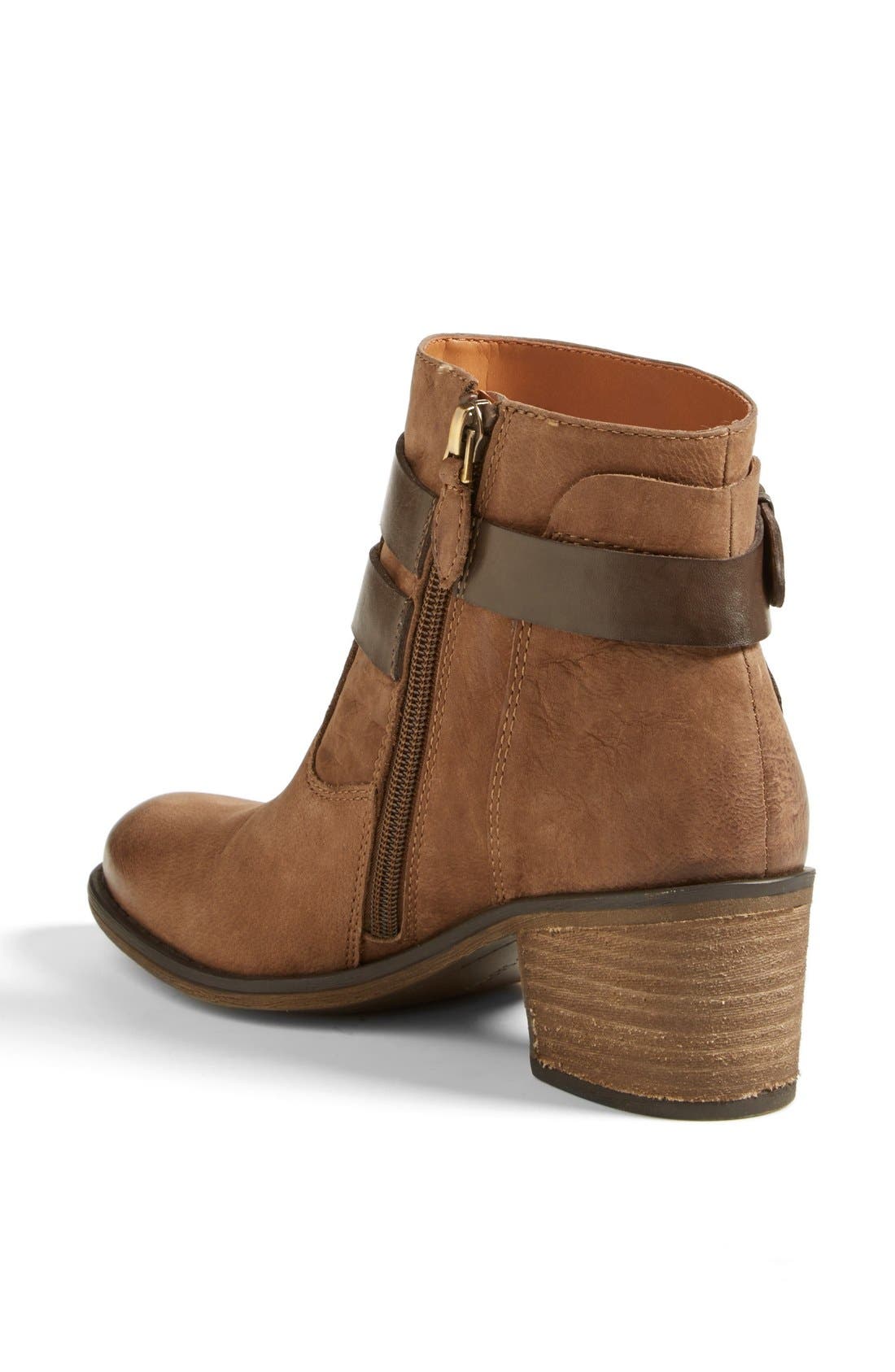 'Linden' Leather Bootie (Nordstrom Exclusive), Alternate, color, TOBACCO LEATHER