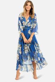 Yumi Dip Hem Sleeve Dress