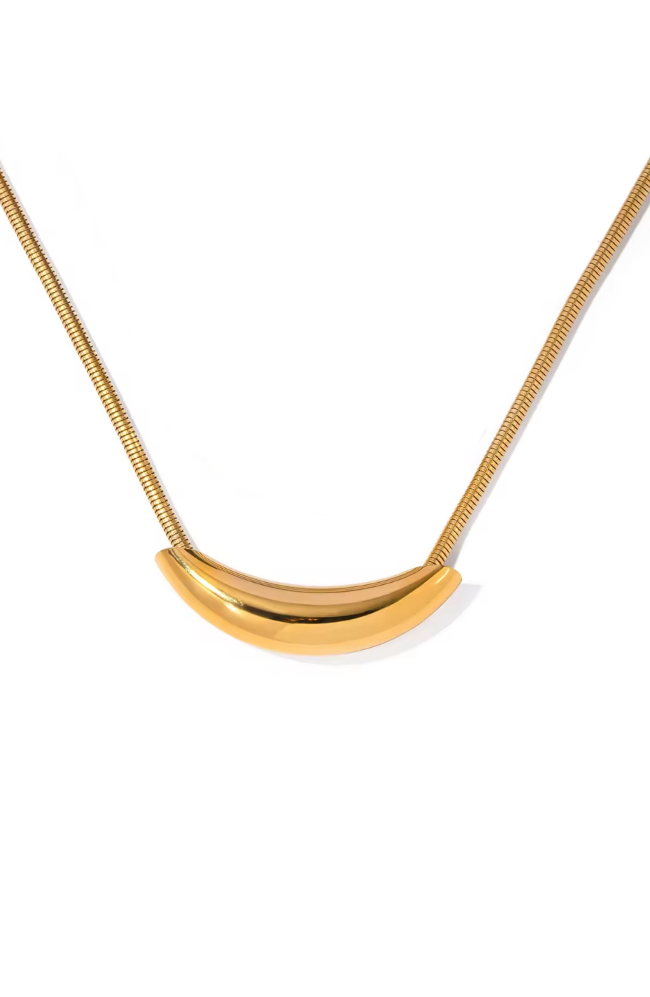 MacRae & Co. Tube Pendant Necklace in Gold at Nordstrom