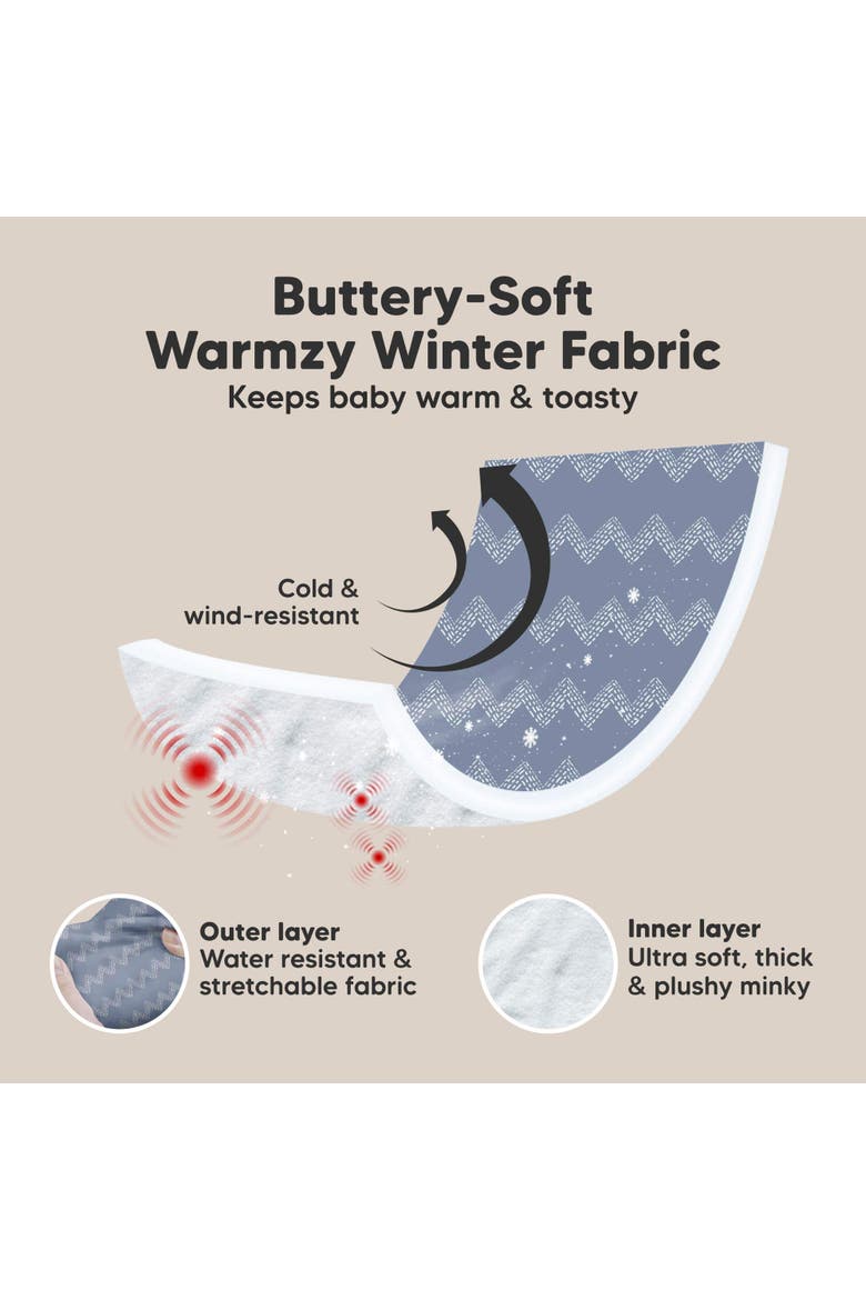 Warmzy Baby Car Seat Cover, Alternate, color, Indigo