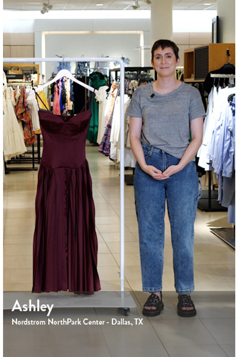 beau corset pleated sleeveless maxi dress house of cb House of Cb The Beau Win Stain Pleated Midi Dress