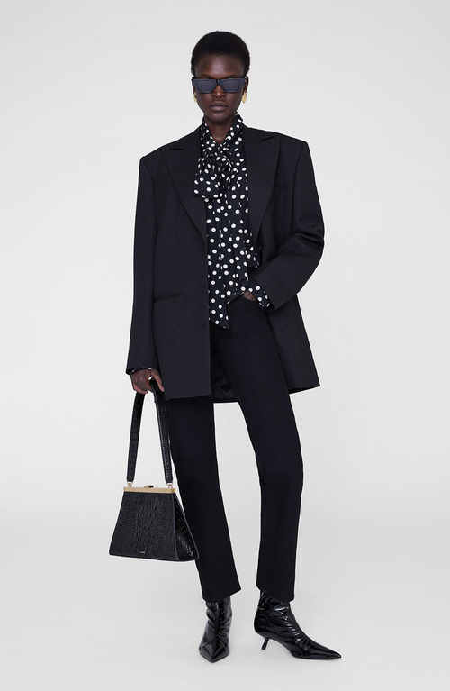 Anine Bing Ruby Shirt In Black