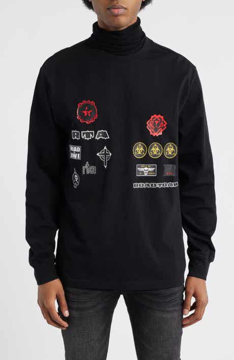 Alexander Graphic Military Patch Turtleneck