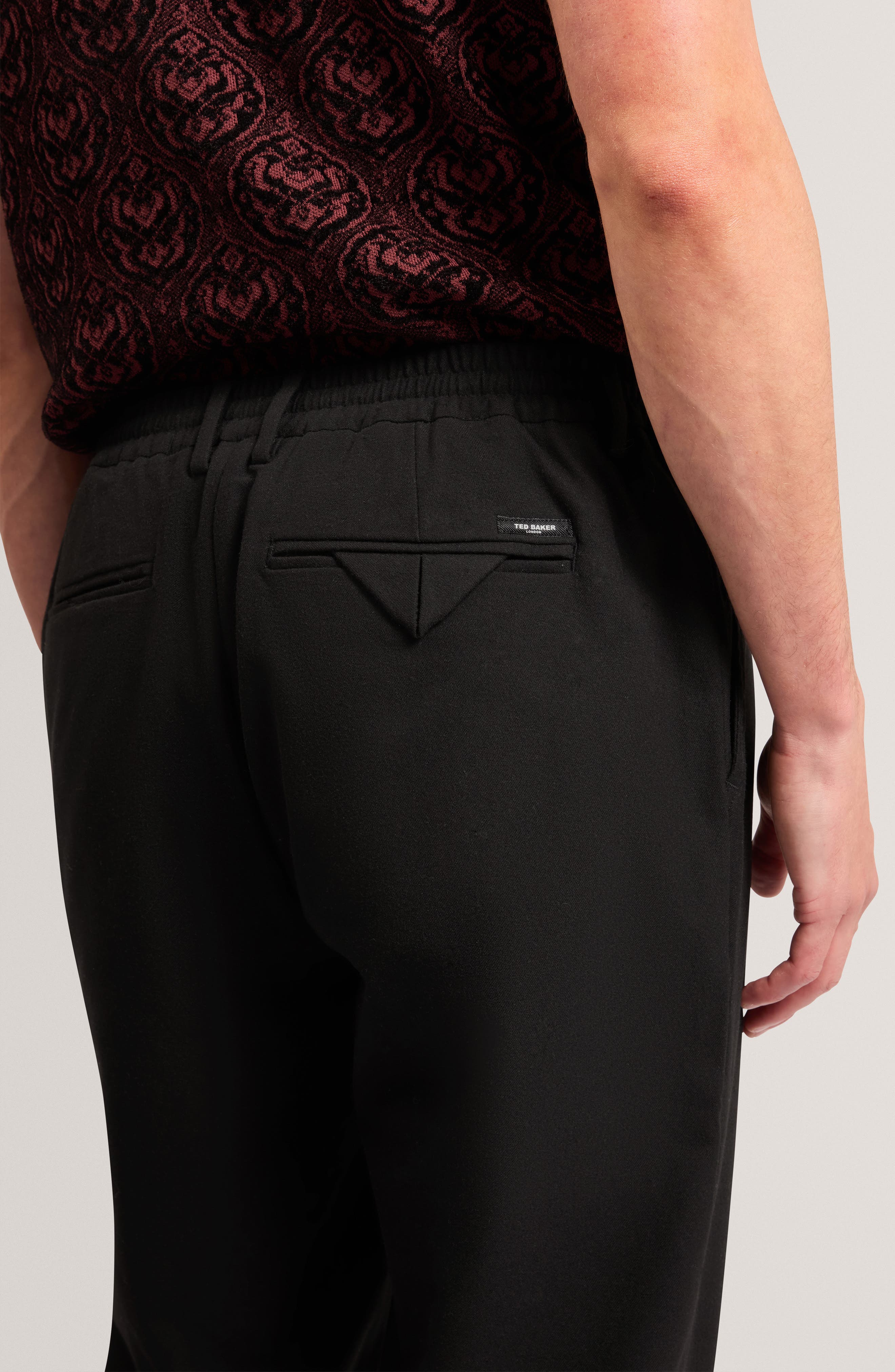 Ted Baker Wilburr Pleated Tapered Pants (Men) | Nordstrom