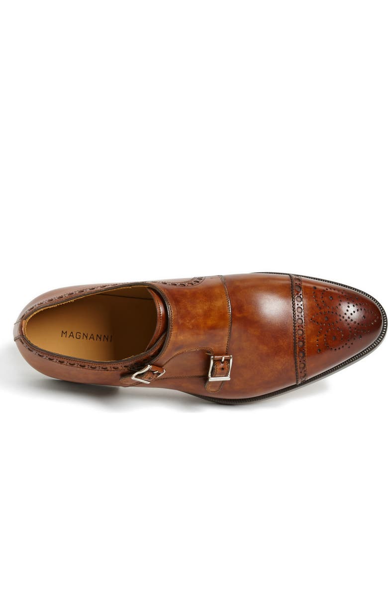 Magnanni 'Villar II' Double Monk Strap Shoe, Alternate, color,
