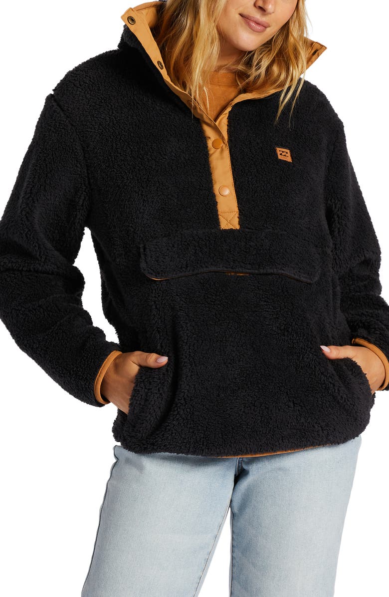 Billabong Switchback Textured Fleece Pullover, Main, color,