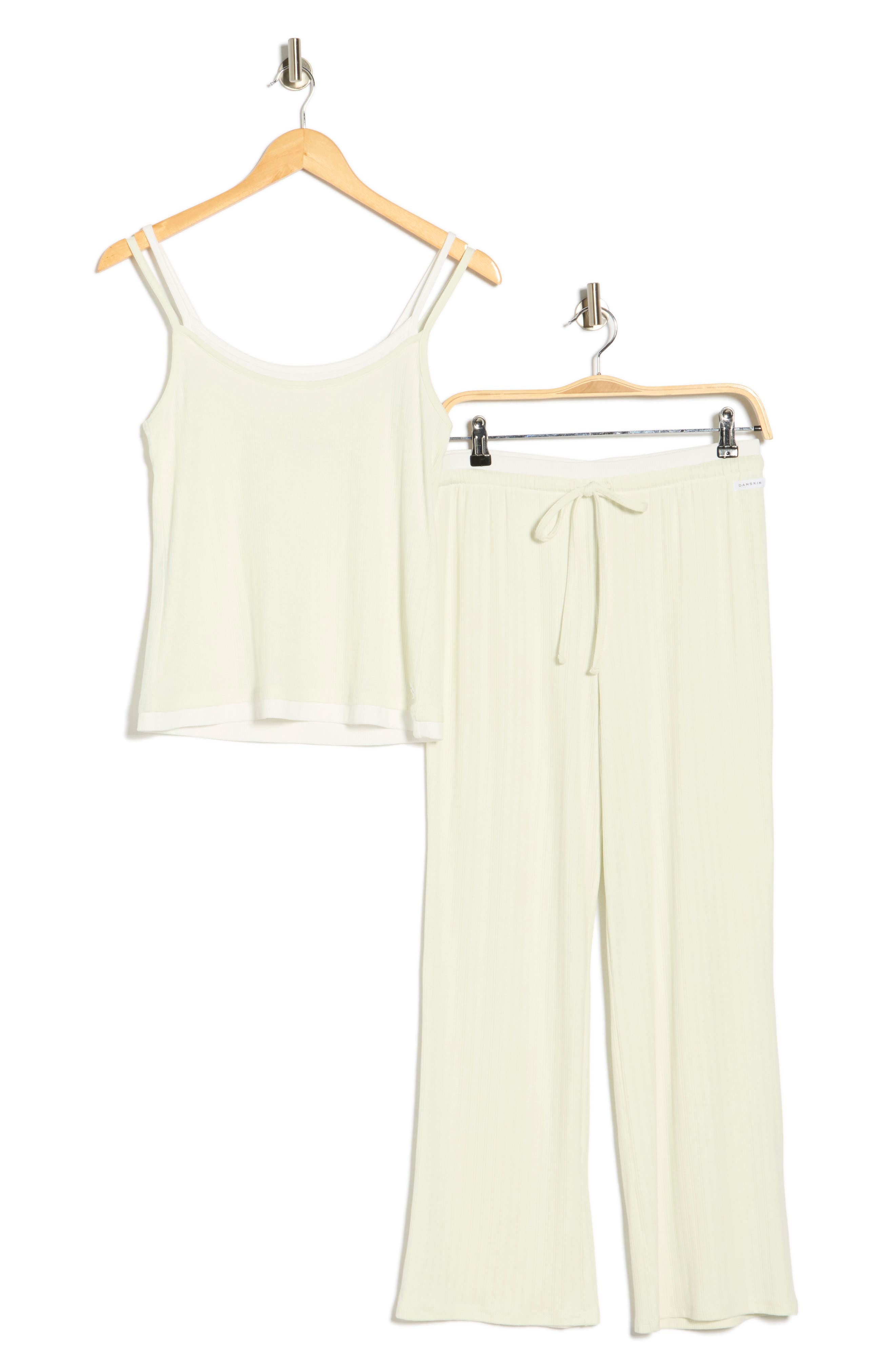 Danskin Variegated Ribbed Camisole & Pants Pajamas