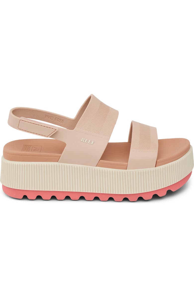 Reef Water Vista Platform Slingback Sandal, Alternate, color, Sunset Coral