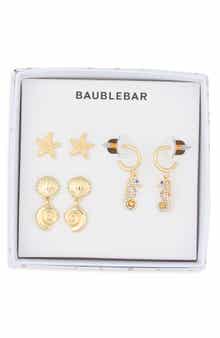 Follow the Current Set of 3 Stud & Drop Earrings