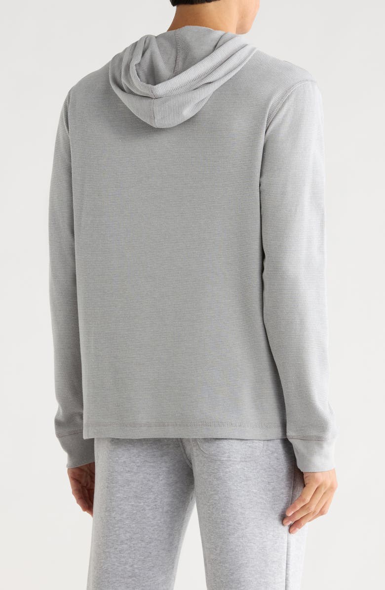 Hurley O&O Thermal Hoodie, Alternate, color, Dark Grey Heather