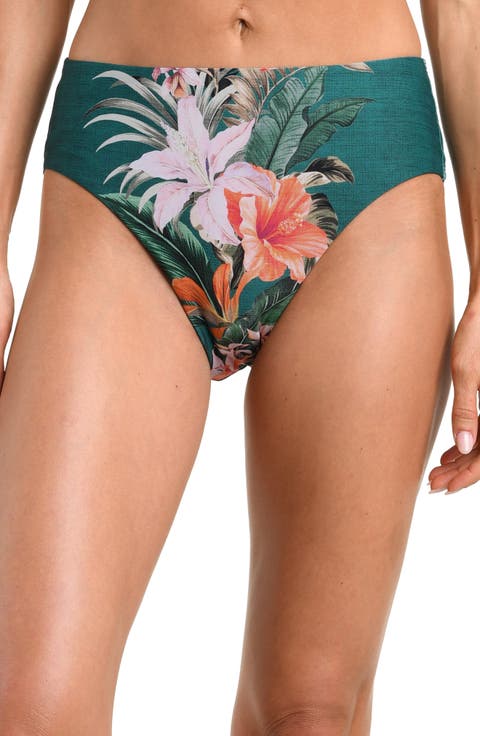 Courtyard Palms Mid Rise Bikini Bottoms