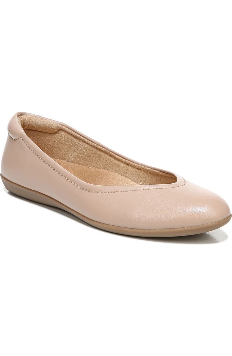 Naturalizer Vivienne Ballet Flat - Wide Width Available, Main, color, Cremebrulee
