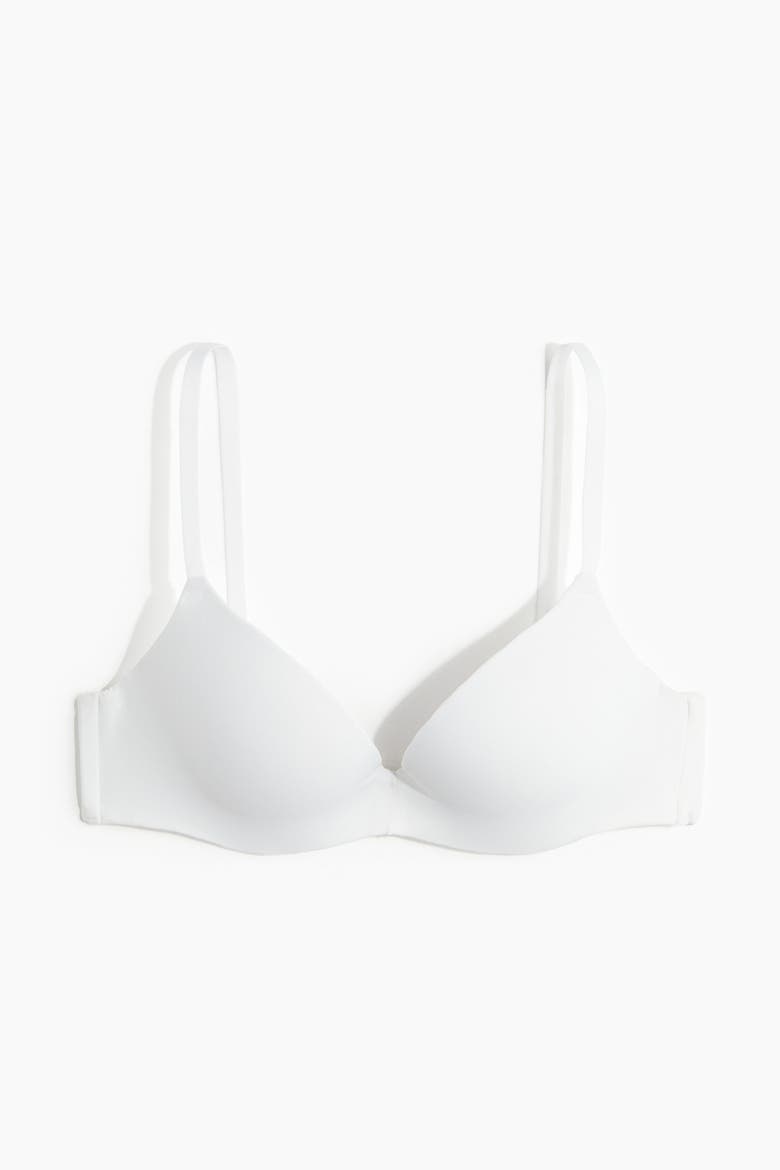Microfibre Super Push-up Bra, Alternate, color, White