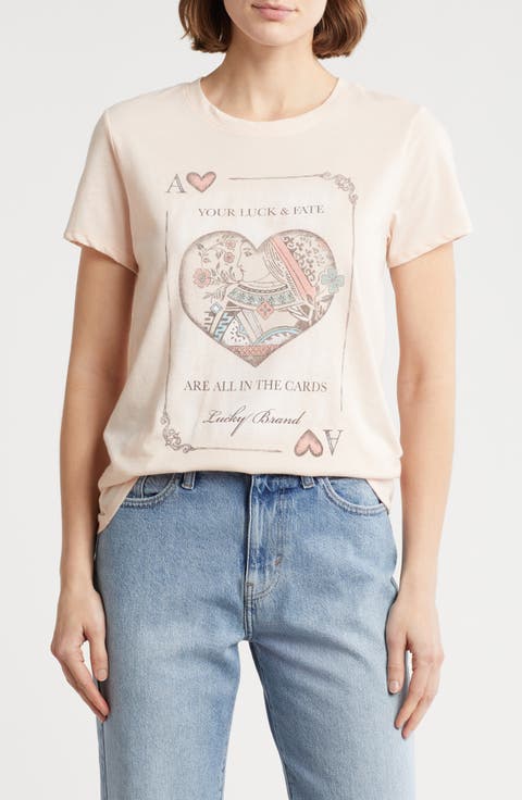 Luck & Fate Card Graphic T-Shirt