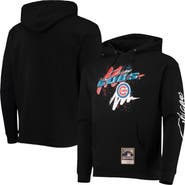 Mitchell & Ness Men's Mitchell & Ness Black Chicago Cubs Hyper Hoops Pullover Hoodie