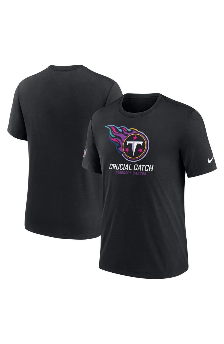 Nike Men's Nike Black Tennessee Titans 2024 NFL Crucial Catch T-Shirt, Main, color, 