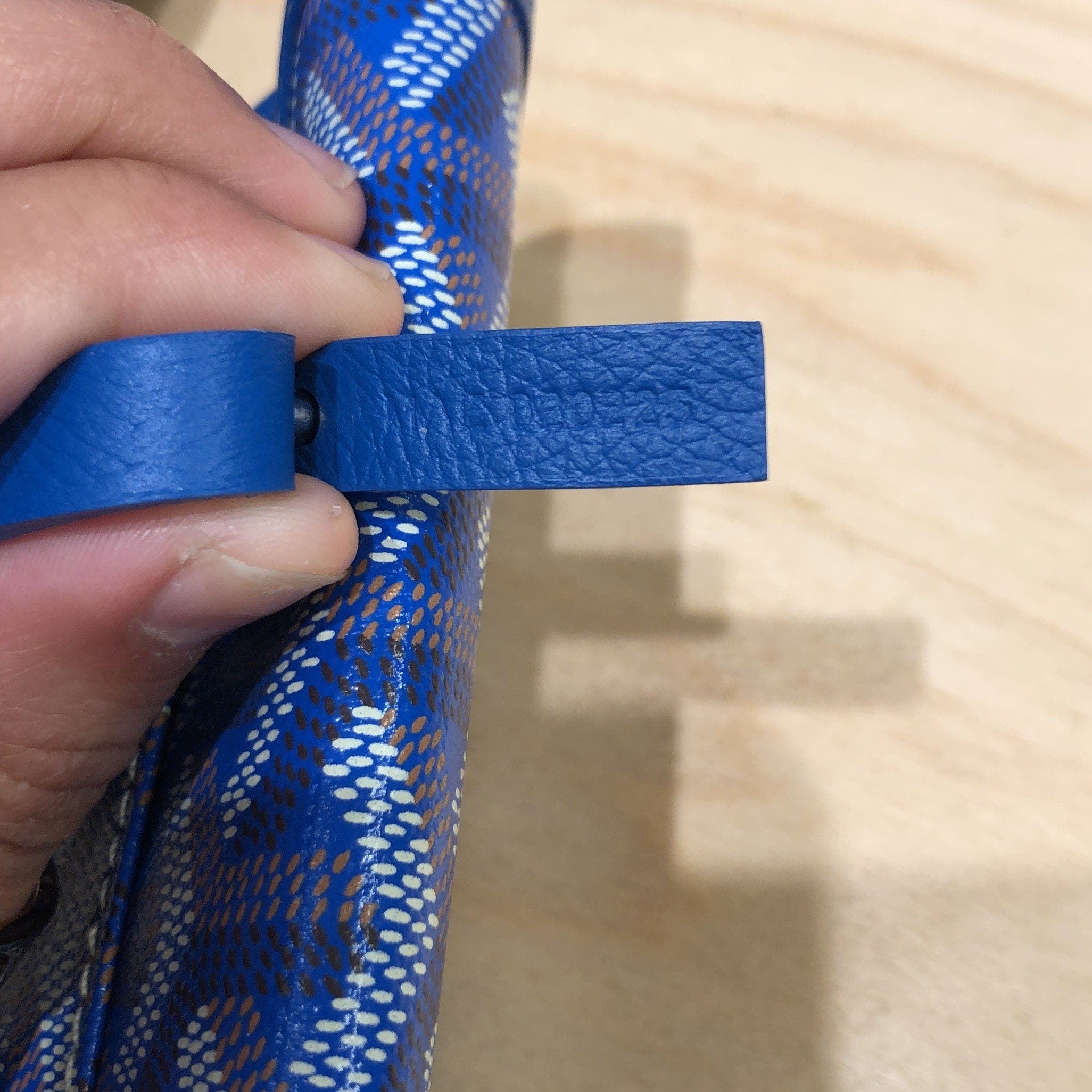 Pre-Owned Goyard Boheme Hobo Coated Canvas, Alternate, color, 