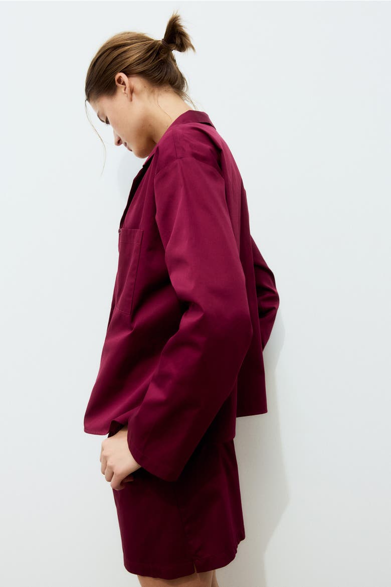 Cotton Pyjamas, Alternate, color, Dark pink
