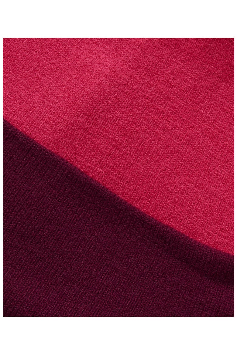 Kids Squall Knit Hat, Alternate, color, Raspberry/Dark Magenta