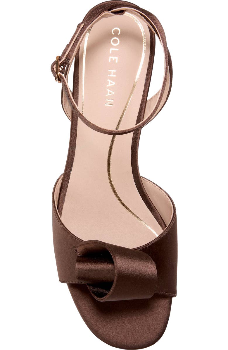 Cole Haan Fanya Florette Sandal, Alternate, color, Chocolate Satin