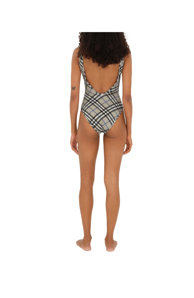 Burberry Check Swimsuit, Alternate, color, 