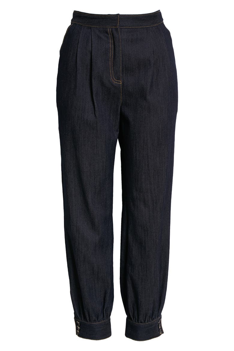 Carrie Cotton Blend Jogger Jeans, Alternate, color, INDIGO