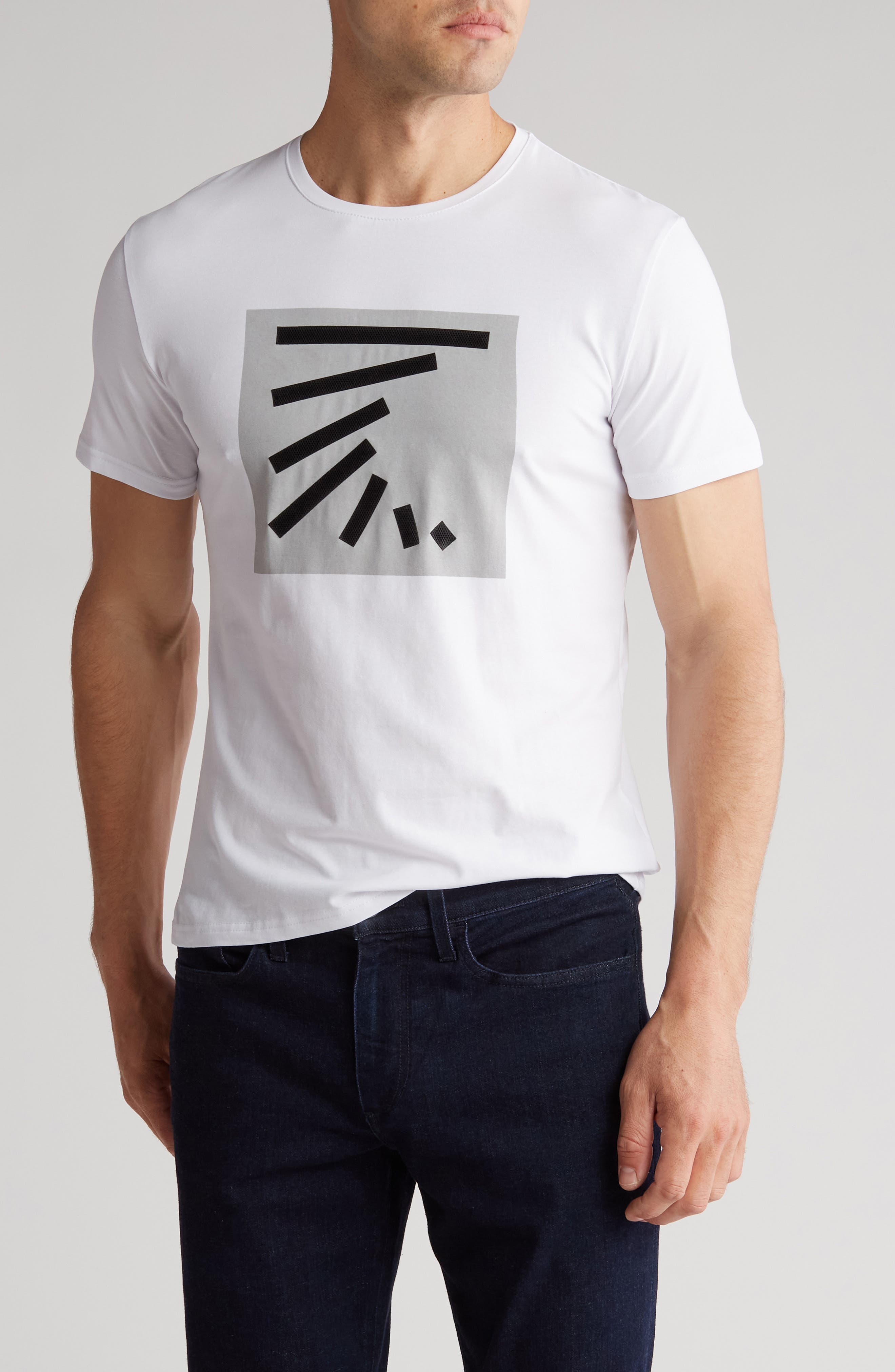 T.R. PREMIUM 3D Abstract Graphic Print T-Shirt