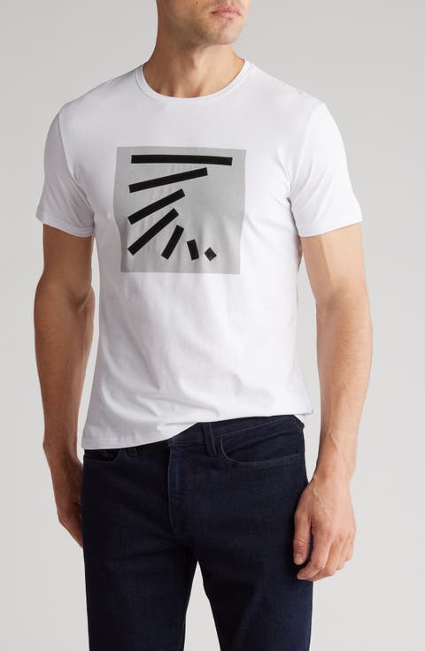 3D Abstract Graphic Print T-Shirt