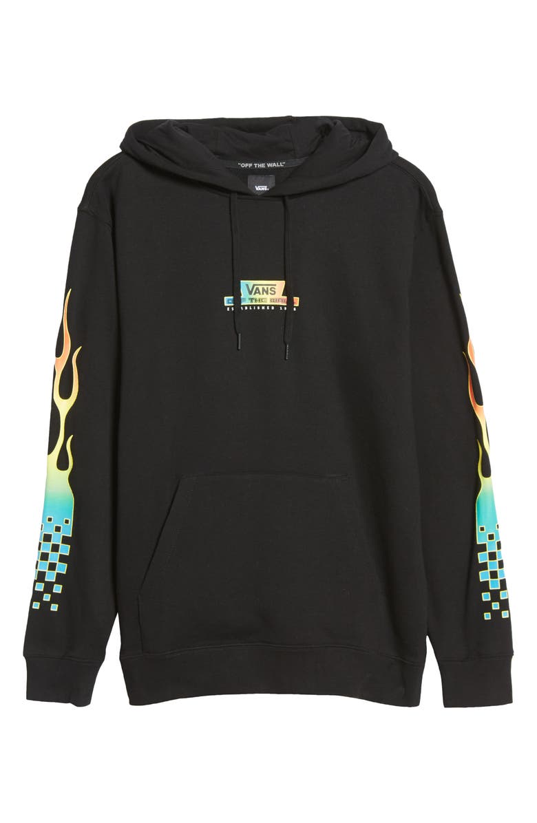 Vans Men's Glow Flame Hoodie, Alternate, color,