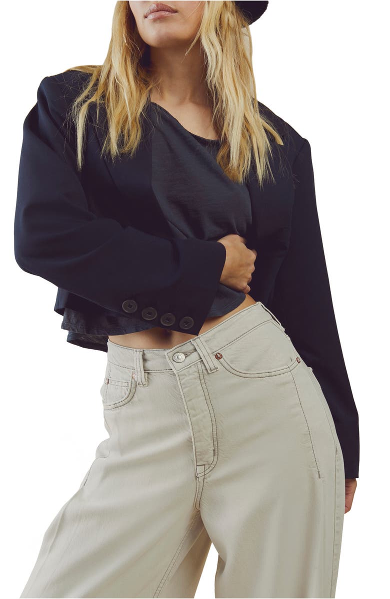 Free People We the Free Old West Slouchy Wide Leg Jeans, Alternate, color, 