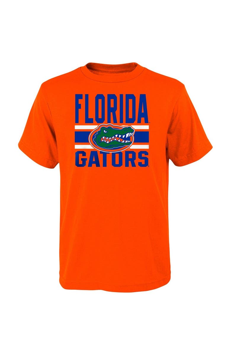 Outerstuff Preschool Royal/Orange Florida Gators Fan Wave Short & Long Sleeve T-Shirt Combo Pack, Alternate, color, 