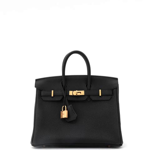 Birkin Handbag Black Togo with Rose Gold Hardware 25