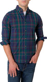 Hope & Henry Organic Stretch Poplin Button Down Shirt
