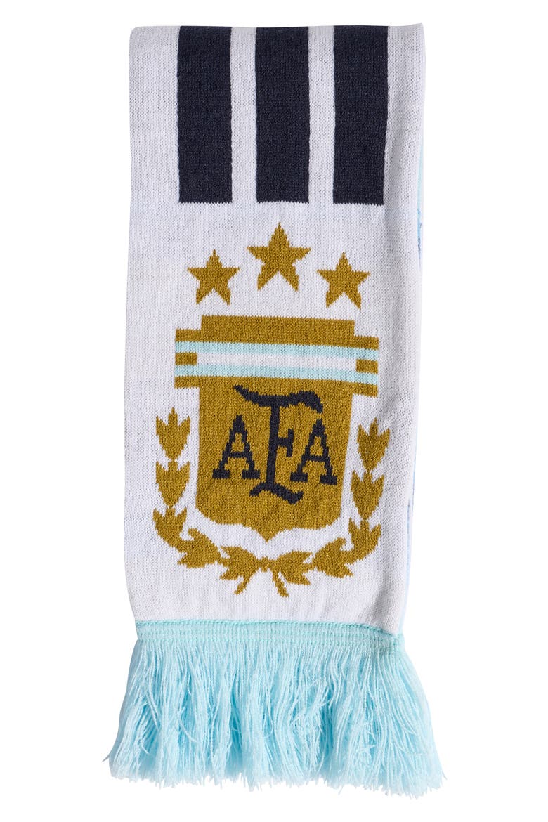 AFA Argentina Scarf, Main, color, ICEY BLUE/ WHITE