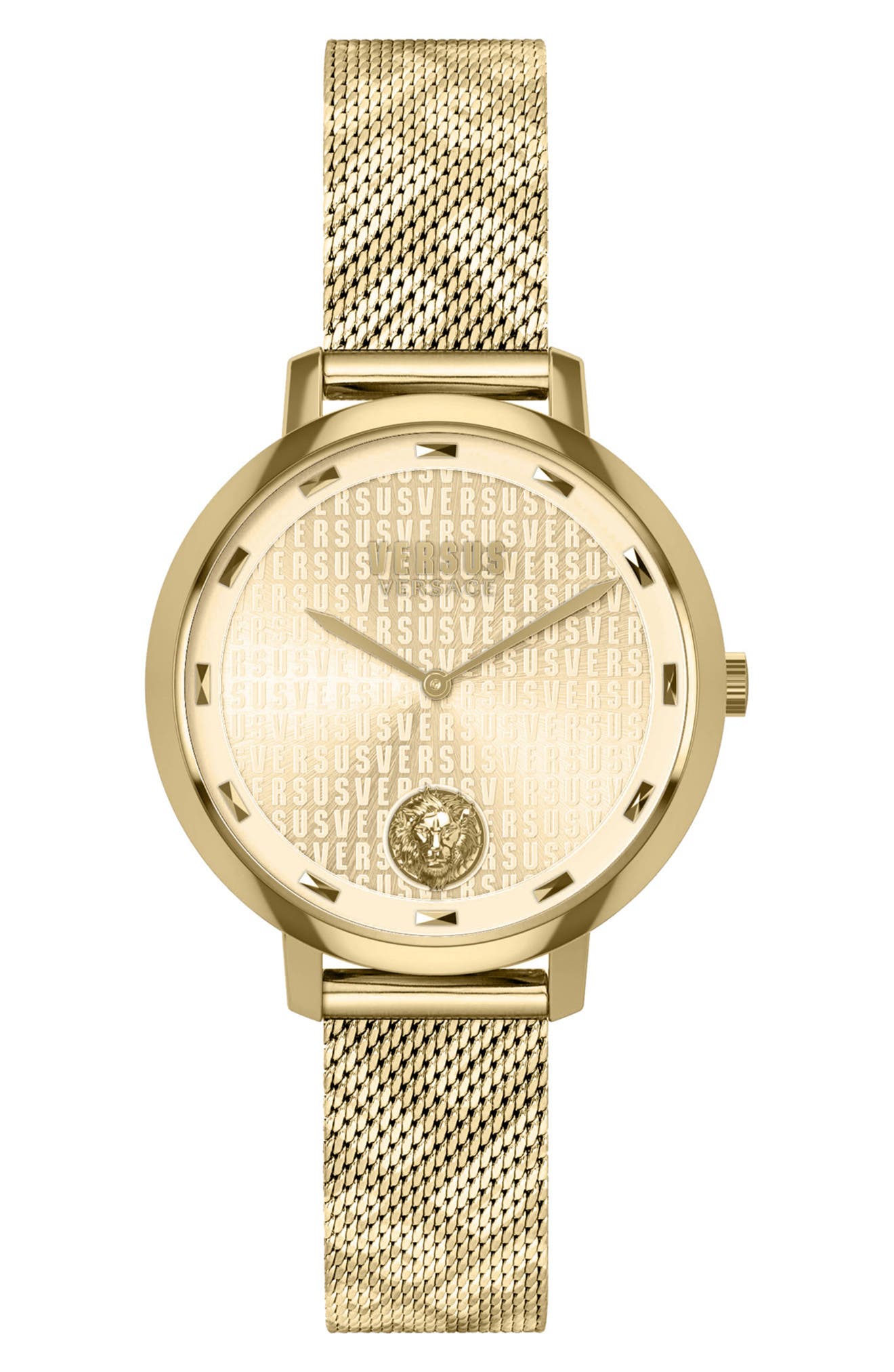 VERSUS Versace La Villette Mesh Strap Watch, 44mm