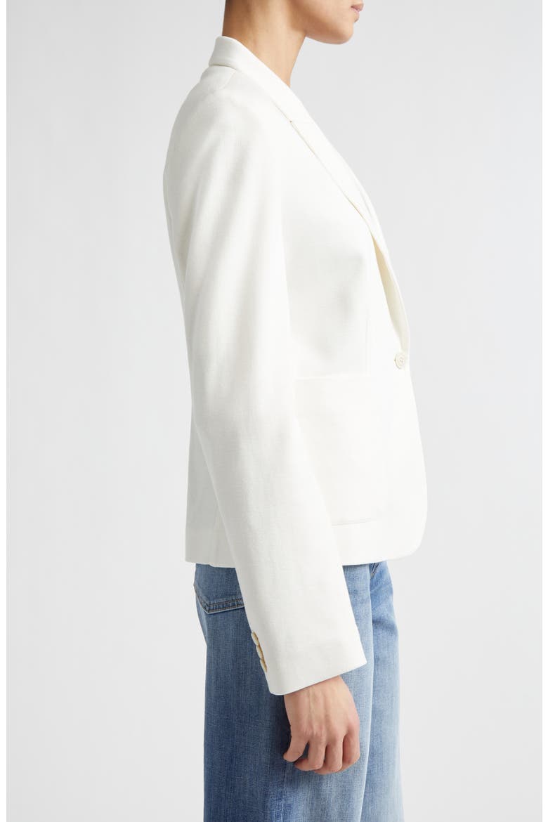 Cotton Blend Knit Jacket, Alternate, color, IVORY