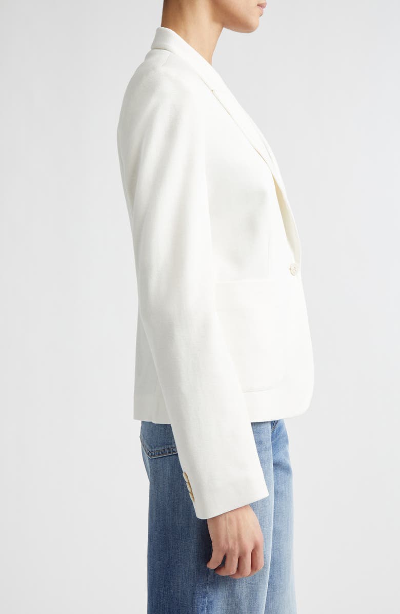 Eleventy Cotton Blend Knit Jacket, Alternate, color, Ivory