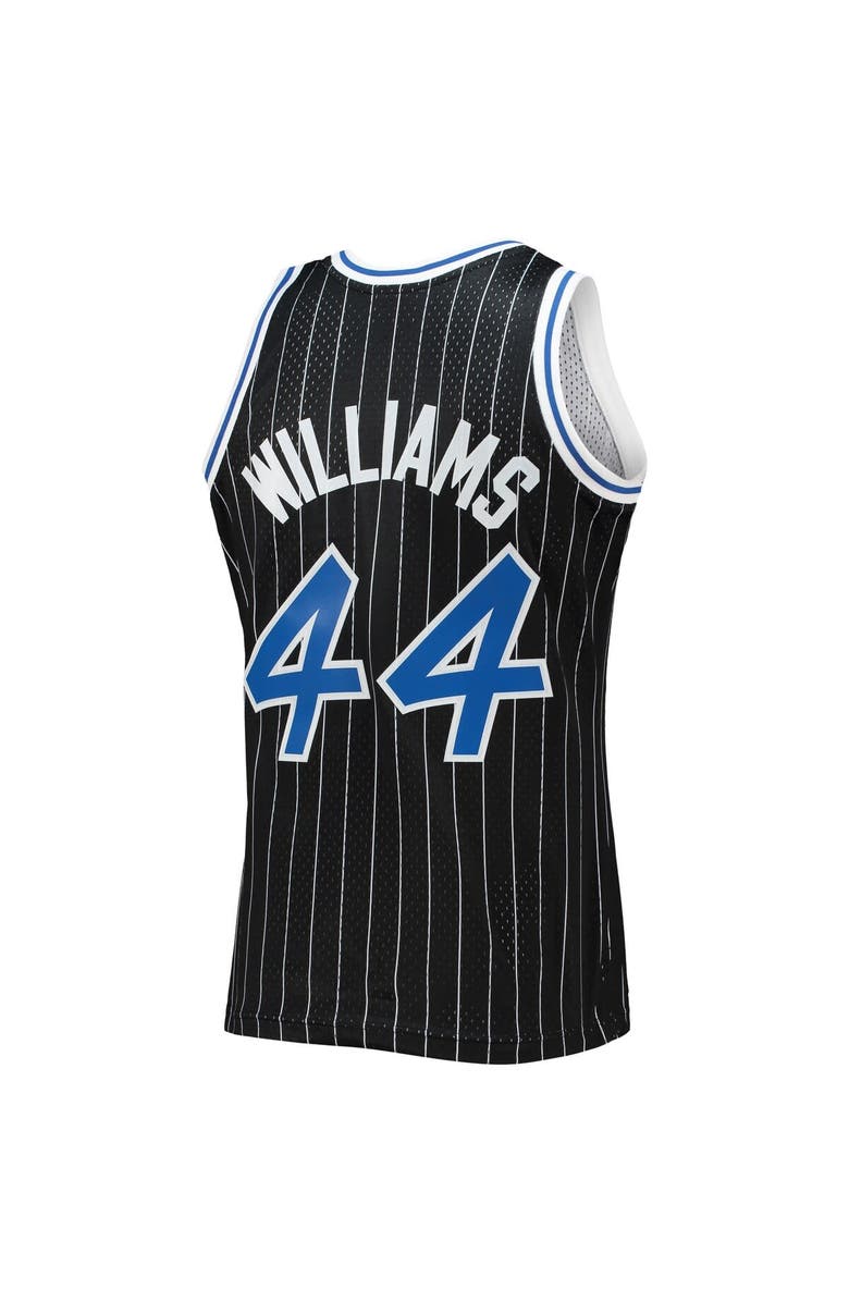 Mitchell & Ness Men's Mitchell & Ness Jason Williams Black Orlando Magic 2001/02 Hardwood Classics Swingman Jersey, Alternate, color, 