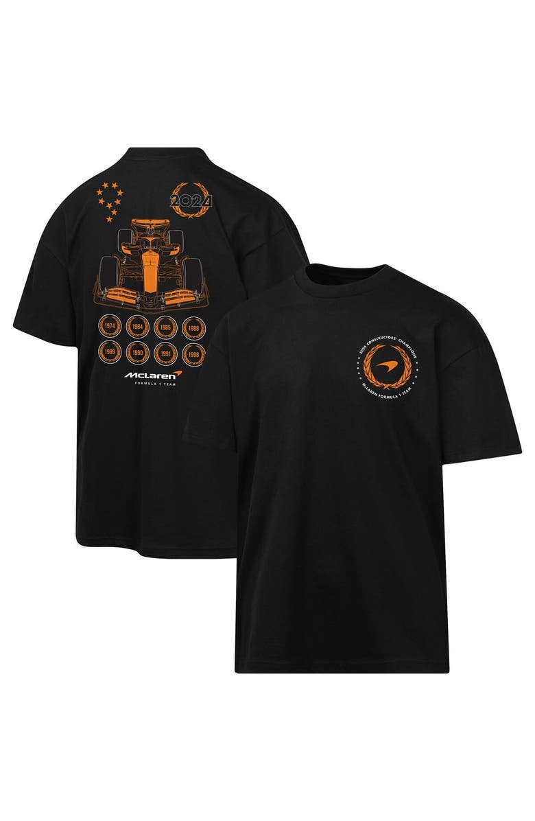 Outerstuff Men's Black McLaren F1 Team 2024 Constructors' Cup Champion Race Way T-Shirt, Main, color, 