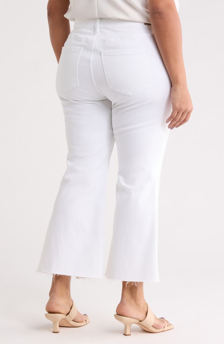 Liverpool Hannah Crop Flare Jeans, Alternate, color, Bright White