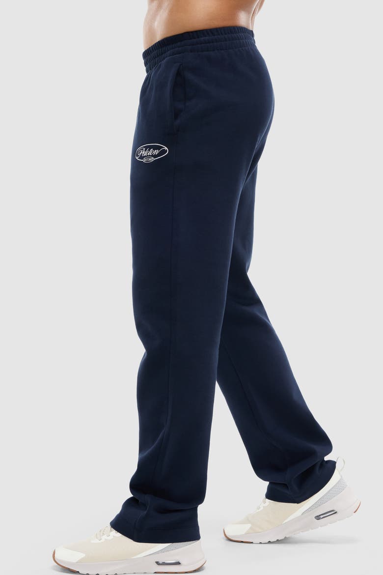 Soft Fleece Straight Leg Pant, Alternate, color, Deep Navy