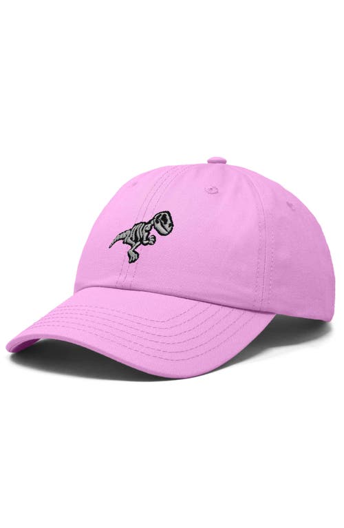 Dalix Fossil Embroidered Outdoor Hat In Light Pink