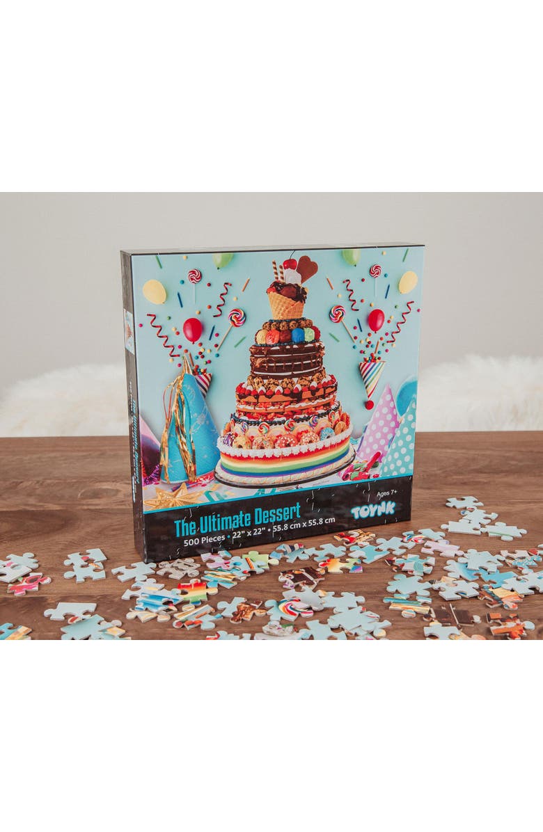 Toynk The Ultimate Dessert 500-Piece Jigsaw Puzzle, Alternate, color, Multi-Color