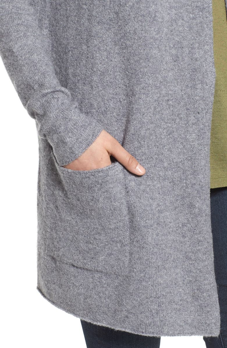 BP. Hooded Longline Cardigan, Alternate, color,