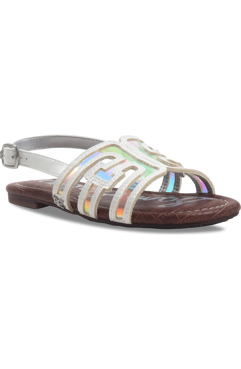 Sam Edelman Kids' Bella Slingy Sandal, Main, color, White