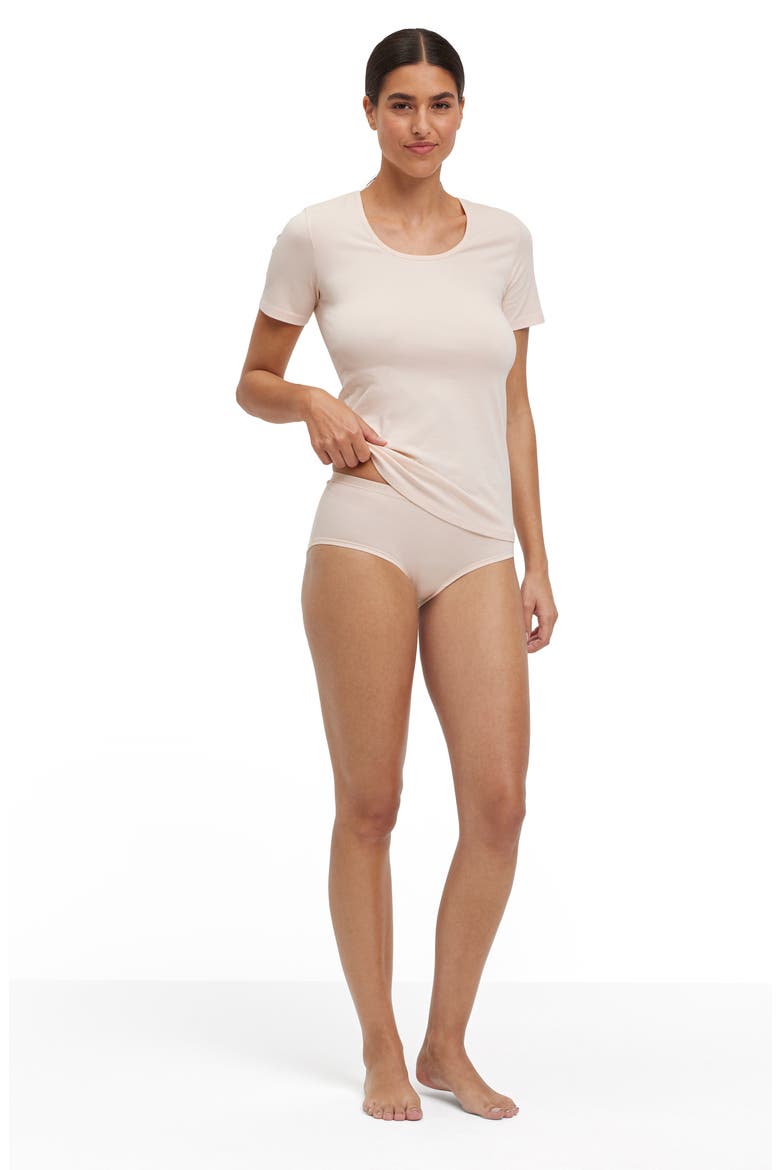 Daily Comfort 2-Pack Stretch Cotton Hipster Briefs, Alternate, color, OATMEAL