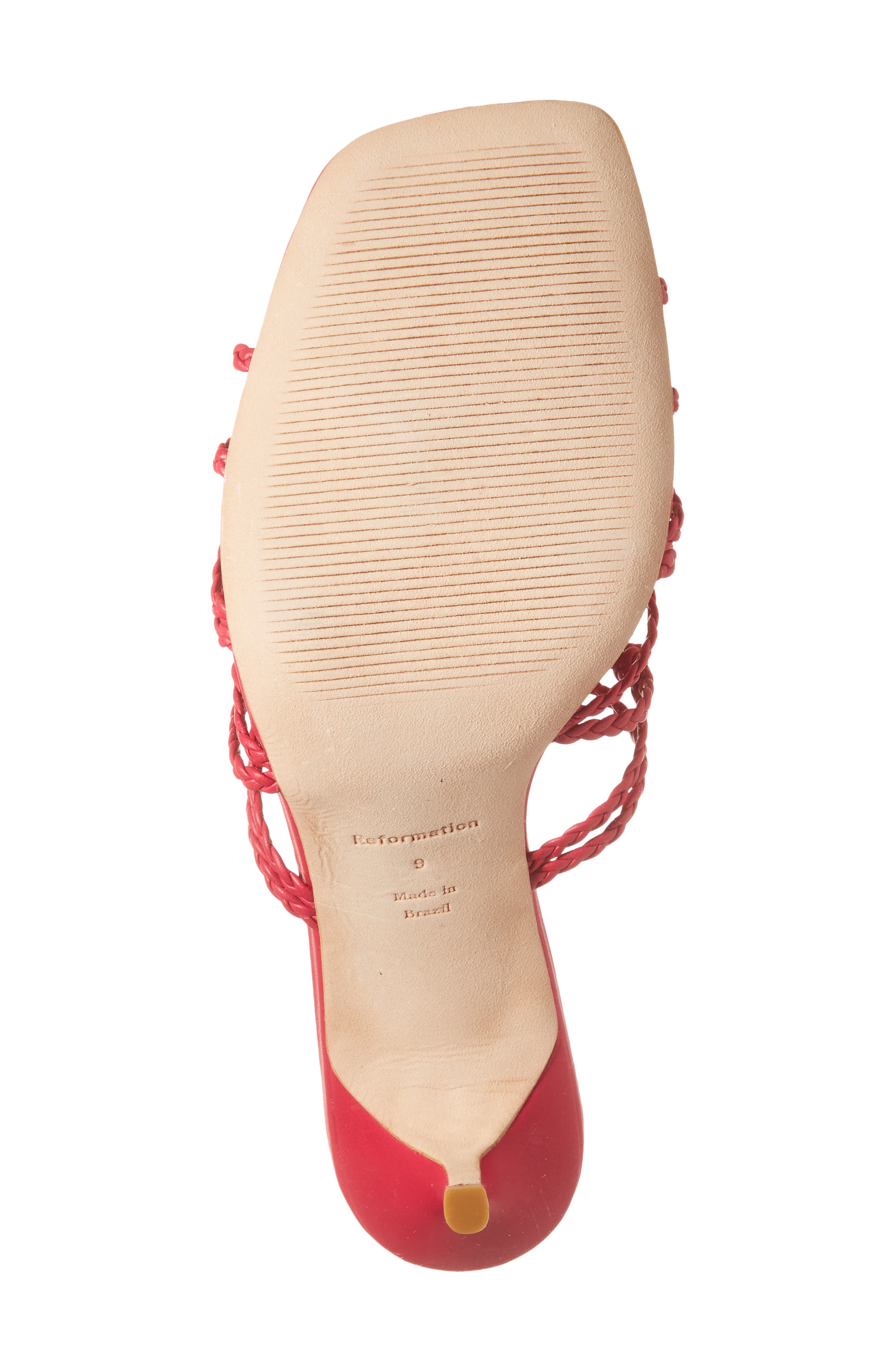 Reformation Mylo Braided Sandal, Alternate, color, 